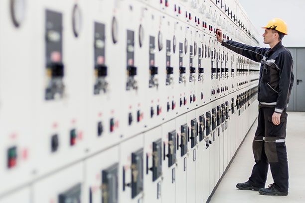 E-house walk-in room for electrical switchgear