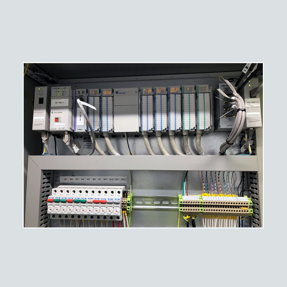 PLC Control System Panel